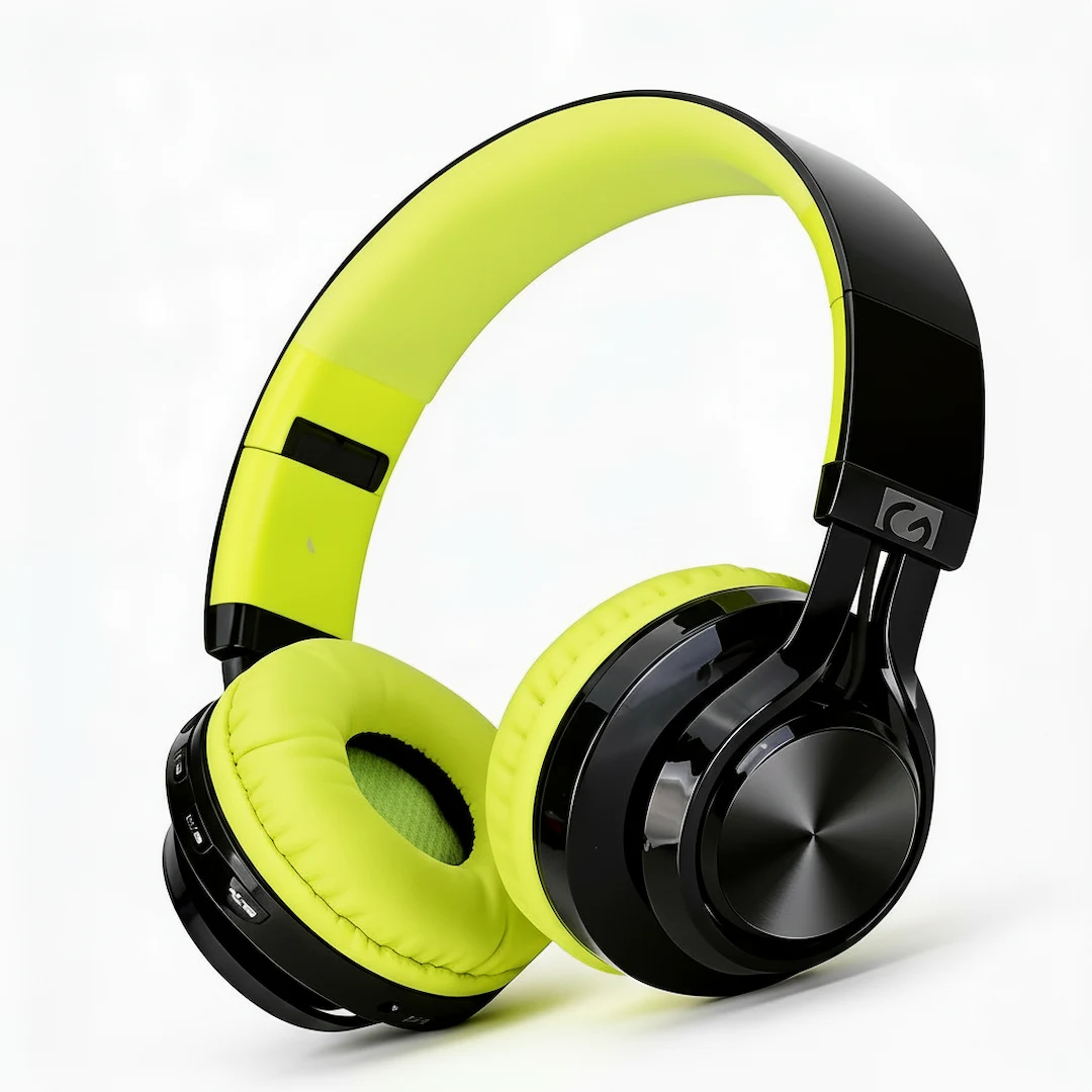 IG-AUD-DIA-GEH010-BT-VER.1 Diadema Igoma Bluetooth Control de Voz Verde - Image 1