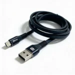 Cable Igoma Carga Rapida Lightning - USBA 1M Negro