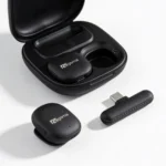 Microfono Inalambrico Professional con Estuche Recargable Negro - Image 3