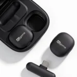 Microfono Inalambrico Professional con Estuche Recargable Negro - Image 4