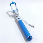 Selfie Stick con Conector 3.5 Aux Azul - Image 3