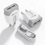 Cargador Igoma Carga Rapida Lightning con Cable 2 Puertos Blanco - Image 4