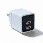 Cargador Rapida Igoma 35W 2 Puertos Tipo C con Cable Tipo C Blanco