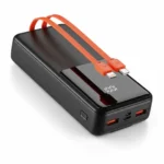 Power Bank (Pila) igoma 10000 mAh con Conectadores Lightning y C Negro