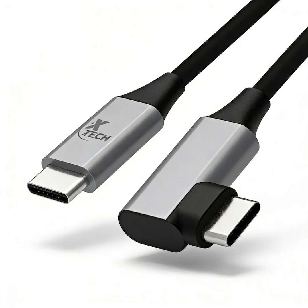 IX-CAB-TC-XTC531-C-3M-NEG.3 Cable XTech Tipo C-C Data y PD 3M Negro - Image 1