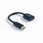 Cable Jaltech Adaptador TIpo C - USB Hembra Negro - Image 2