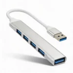 Cable Jaltech Hub USB A - USB A 4 en 1 Blanco - Image 3