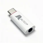 Cable Jaltech Convertidor Tipo C Macho - 3.5 Hembra Blanco