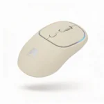 Mouse Inalambrico Bluetooth Blanco Led