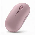 Mouse Inalabmrico Jaltech Recargable con Cable - Rosado - Image 2