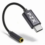 Cable PZX Adaptador Tipo C - 3.5 Aux Negro - Image 2